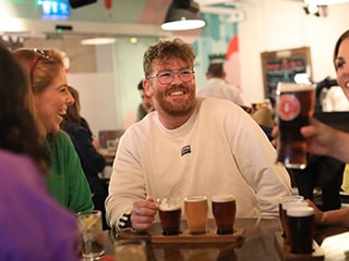 Visitors at Smithwicks Experience Tour in Kilkenny